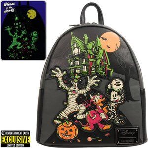 Disney 100 Halloween Trick or Treaters Glow-in-the-Dark Mini-Backpack - EE Excl.